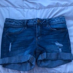 Blue Girls Shorts